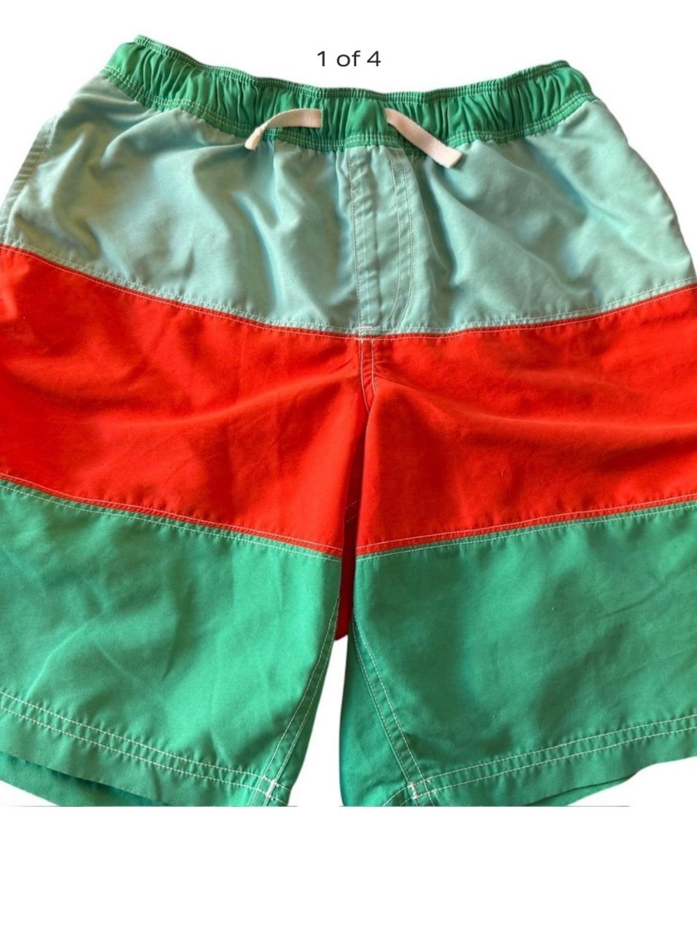 Hanna Andersson color block swim trunks
